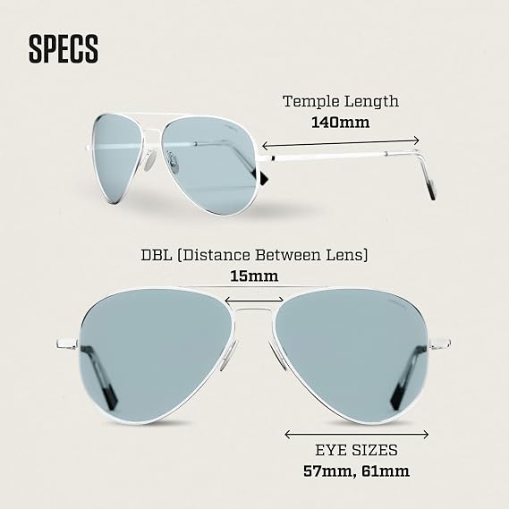 Sunglasses for Men and Women – Non-Polarized & Polarized Aviator Sunglasses Made to Last